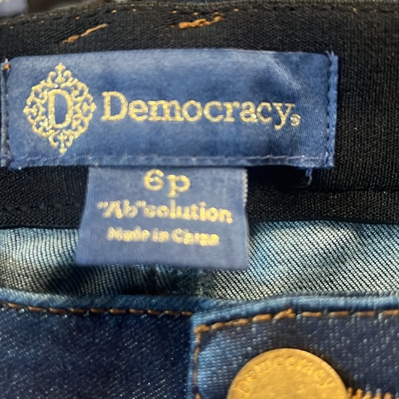 Democracy #245DINA  Luxe Touch Ab Solution High Rise Itty Bitty Boot Denim Jeans - Picture 4 of 8